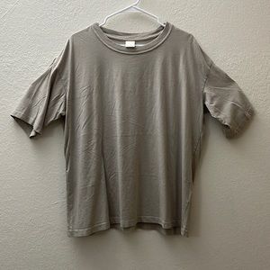 NWOT Tan Oversized T - Shirt